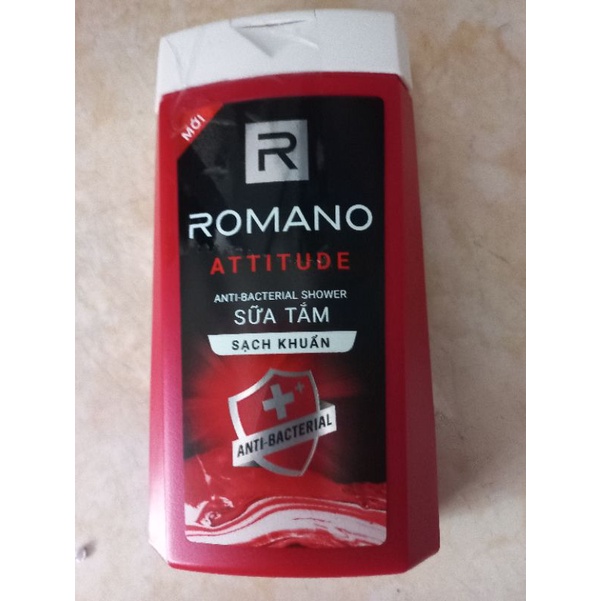 Sữa tắm sạch khuẩn Romano  Classic/Attitude 150gam
