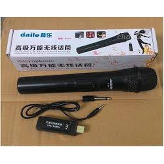 Mic không dây hát  karaoke V10