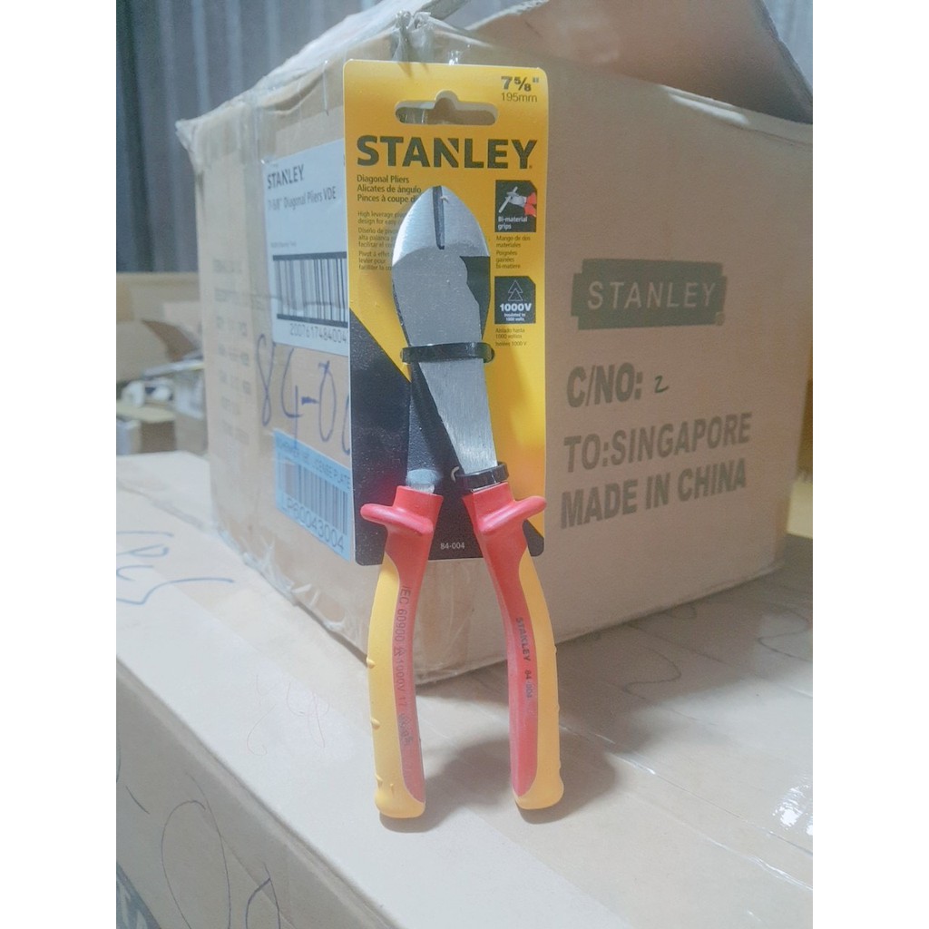 KỀM CẮT CÁCH ĐIỆN 8 INCH STANLEY 84-004