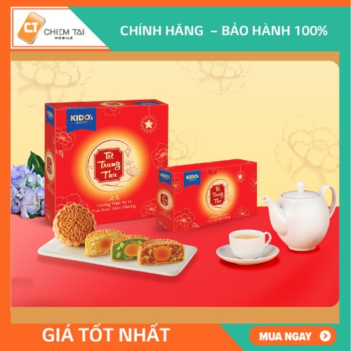 Hộp 2 bánh trung thu Như Ý - Đoàn Viên - Lava Thượng Hạng KIDO