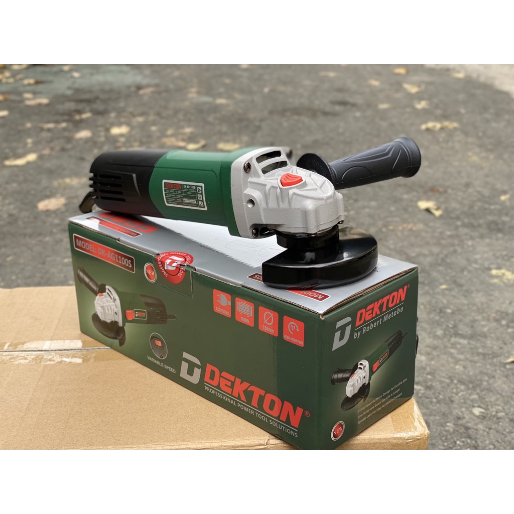 Máy mài góc Dekton DK-AG1100S - công suất 1100W - điều tốc - công tắc trượt
