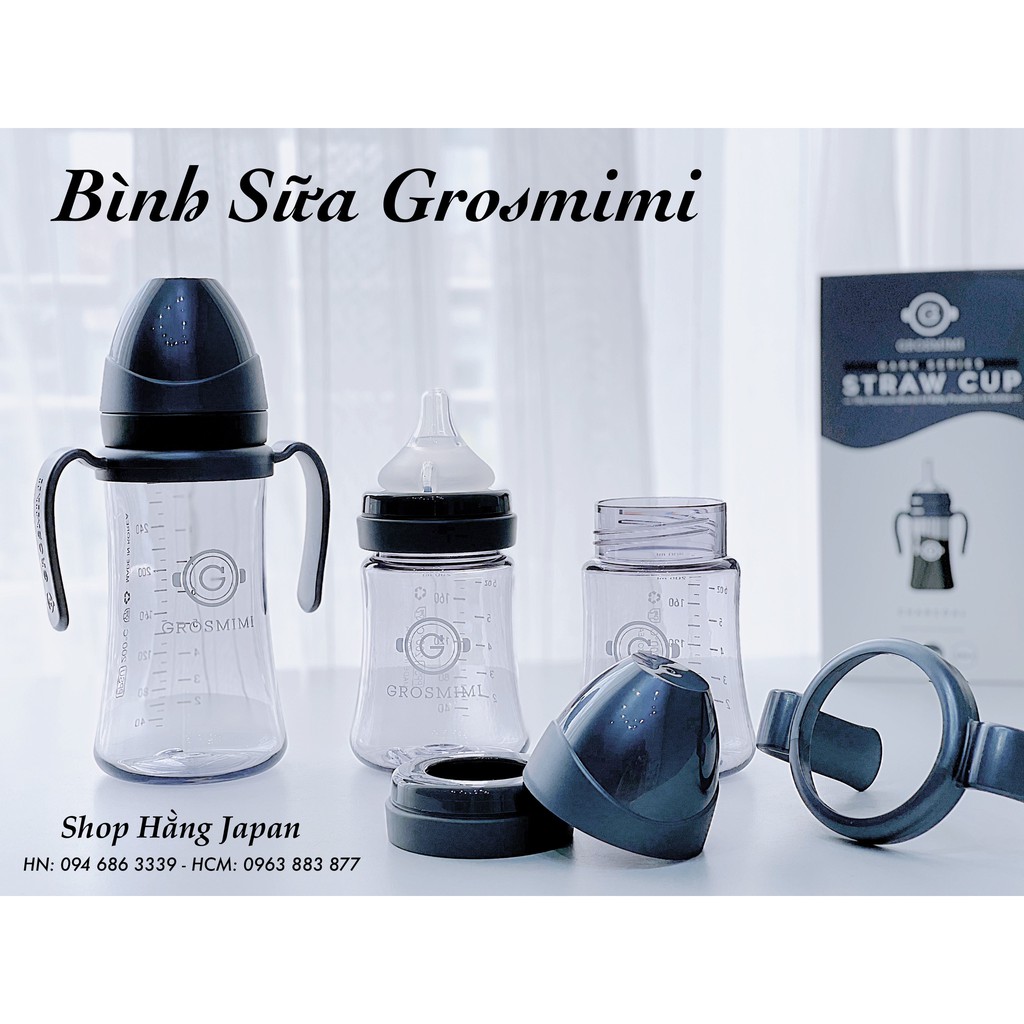 ( CHÍNH HÃNG ) Bình Sữa GROSMIMI 200ML; 300ML nội địa hàn quốc