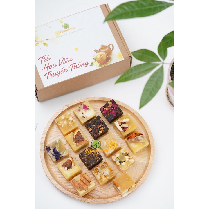 Trà hoa cúc đường phèn mix vị Camifarm hỗ trợ giảm cân, thanh lọc cơ thể, tốt cho sức khoẻ