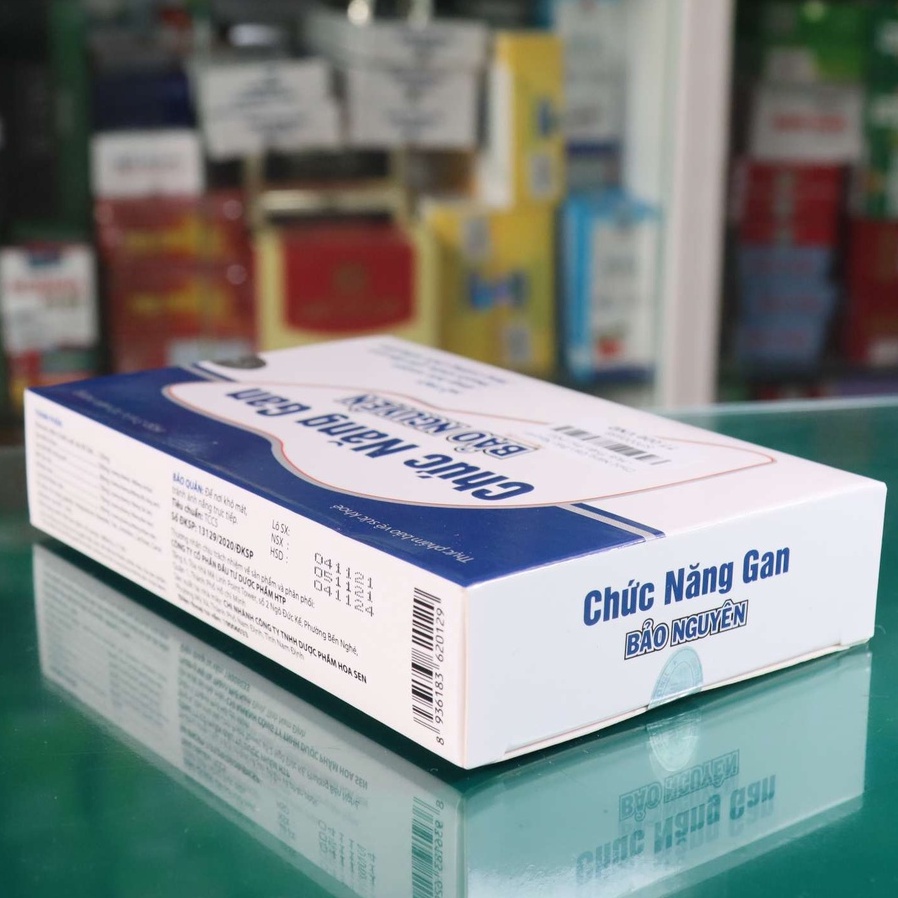Chức Năng Gan Bảo Nguyên, (hộp 30 viên) hỗ trợ tăng cường giải độc gan, mát gan, hàng chính hãng đầy đủ giấy tờ.