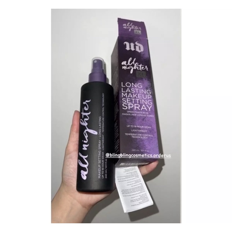 [Thanh lý] Xịt Khoáng Giữ Nền Urban Decay All Nighter Make Up Setting 100% Auth. | WebRaoVat - webraovat.net.vn