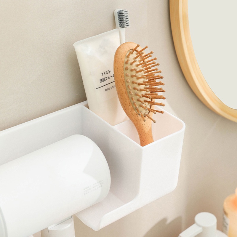 Giá Đỡ Lược / Kem / Lược Sấy Tóc Gắn Tường Tiện Dụng Cho Phòng Tắm
