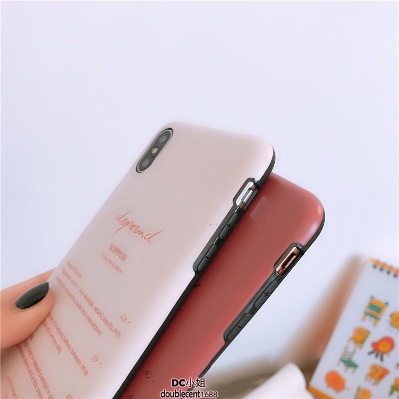 Ốp Điện Thoại Mềm Màu Đất Phong Cách Hàn Quốc Dành Cho Iphone 11 Pro Ixs Max Xr I 7 I 8 Plus Se 2 | BigBuy360 - bigbuy360.vn