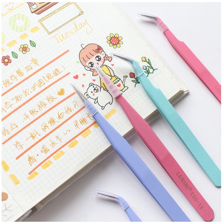Nhíp gắp sticker tone màu macaron siêu đẹp
