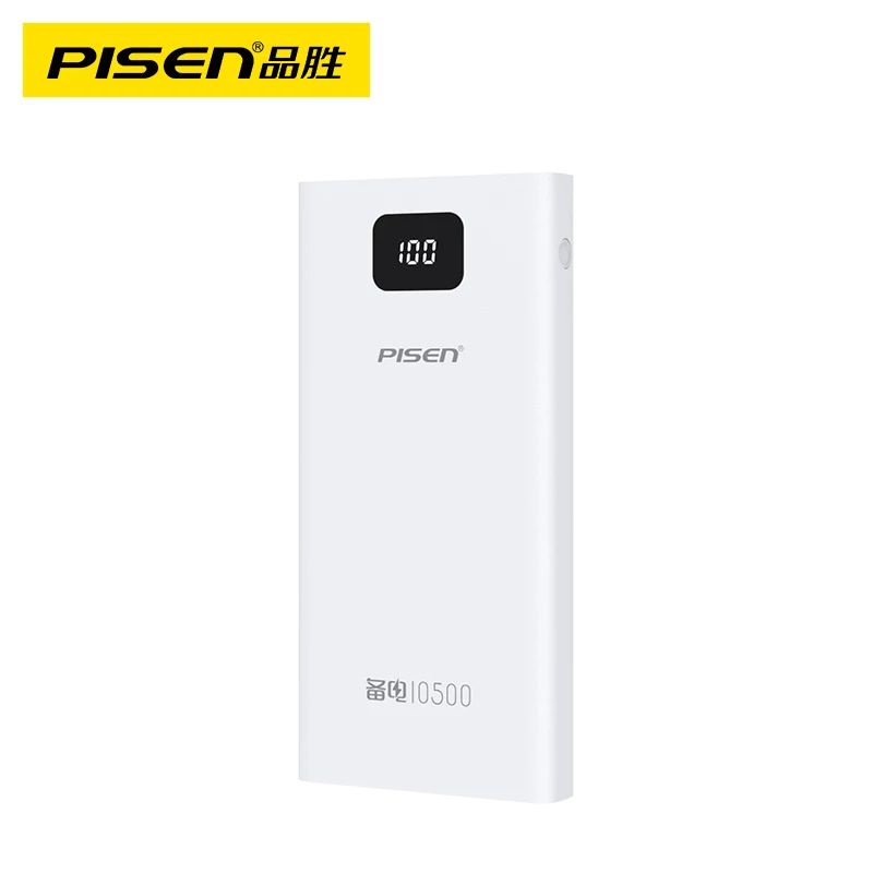 Sạc dự phòng PISEN dung lượng 10500mah sạc nhanh 10.5w trang bị 4 cổng kết nối