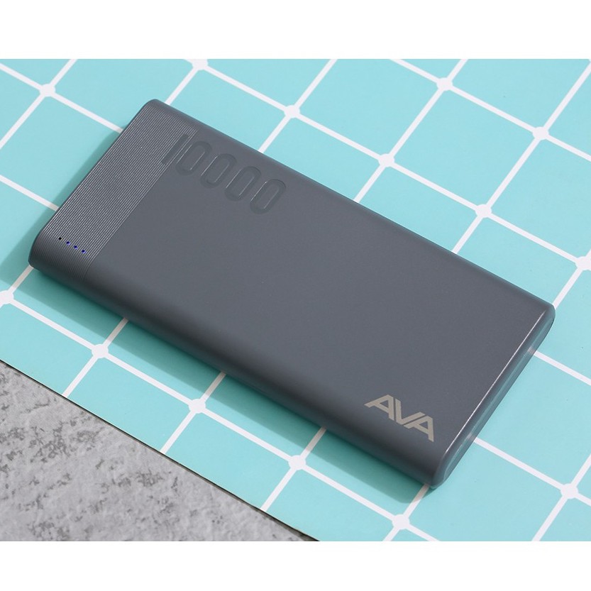 Pin sạc dự phòng AVA PJ JP207 10000mAh Micro USB/2 cổng USB - Chính hãng BH 3 tháng