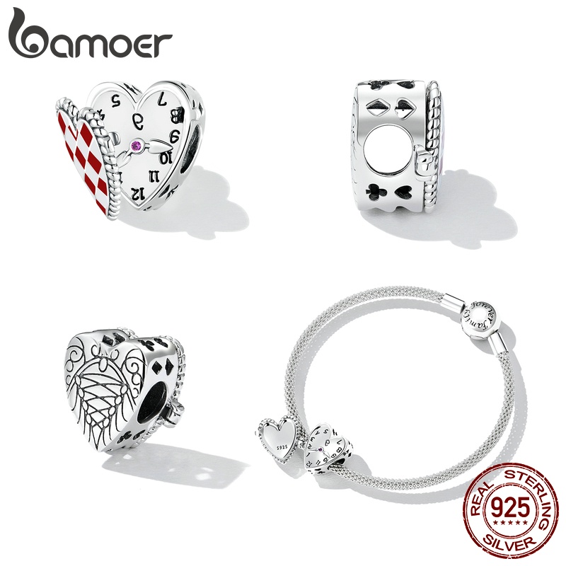 Hạt charm BAMOER bạc 925 thời trang cho nữ