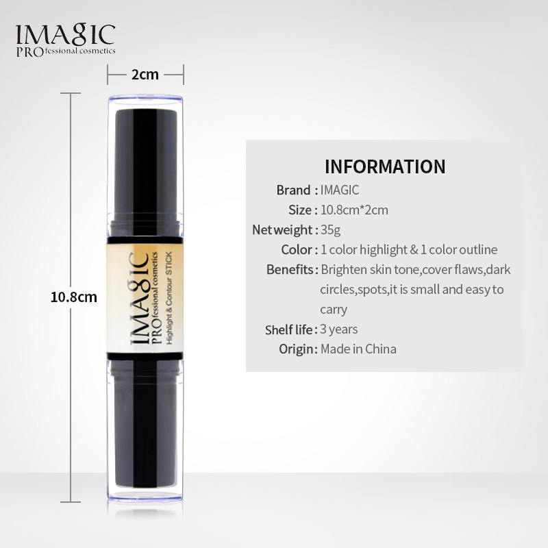 Thỏi kem tạo khối bắt sáng hai đầu IMAGIC FA-108 0.38g | BigBuy360 - bigbuy360.vn