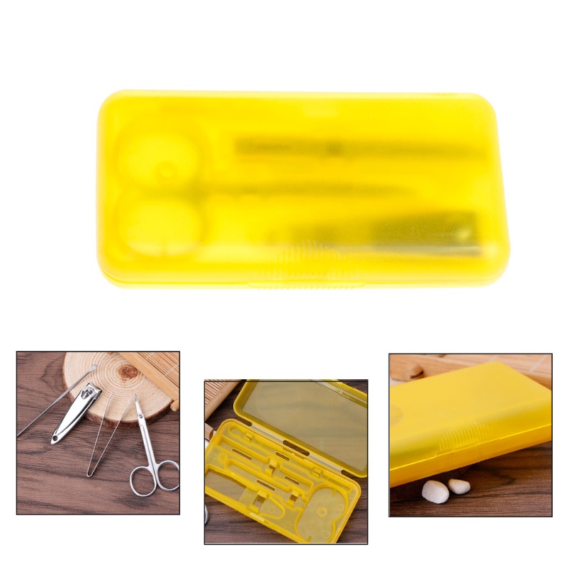 [Hàng mới về] Bộ 4 dụng cụ chăm sóc móng chuyên nghiệp nhỏ gọn tiện lợi