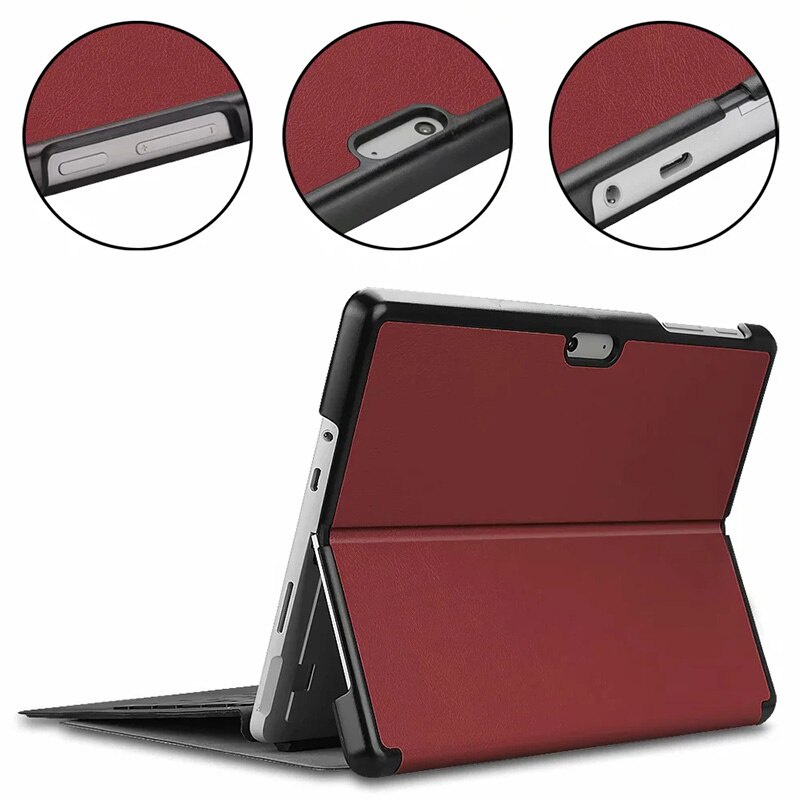 Bao da PU gấp có thể điều chỉnh cho Microsoft Surface GO2 PU Surface Pro X 4 5 6 7