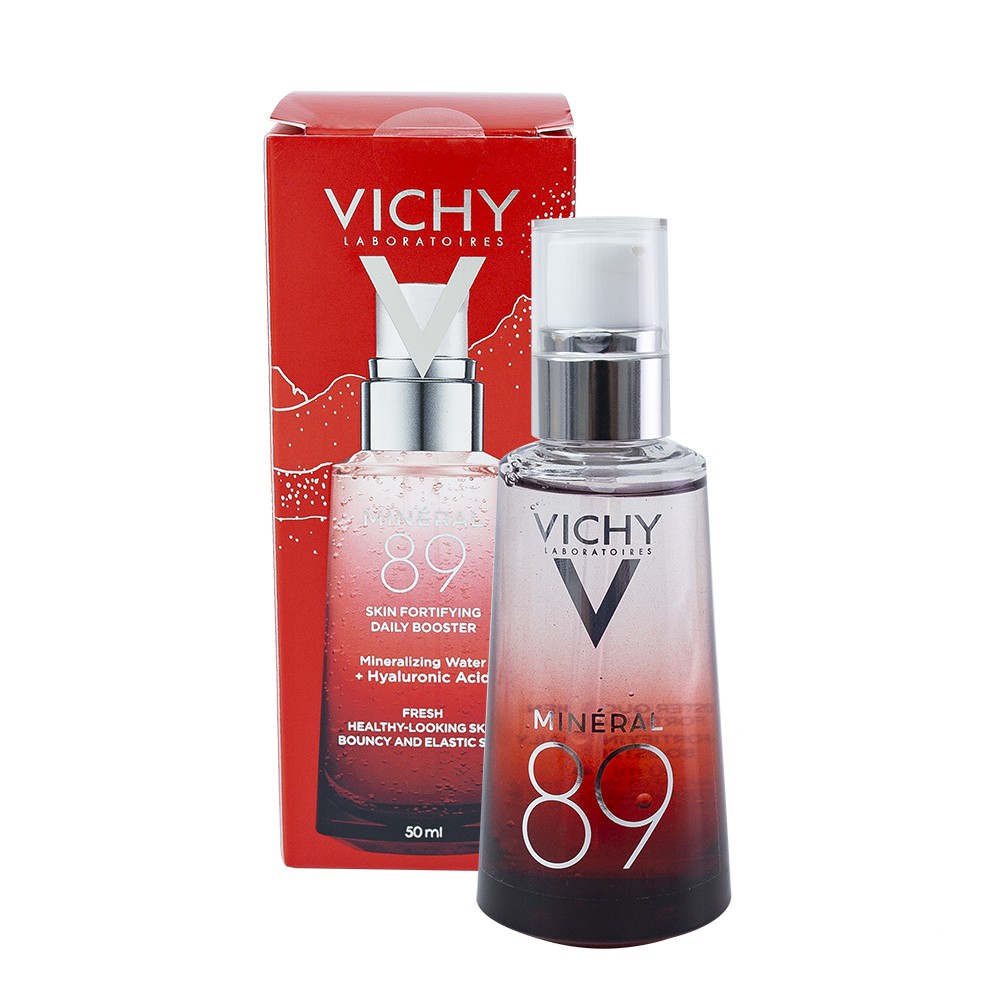 Tinh chất khoáng cô đặc Vichy Mineral 89 (màu đỏ)