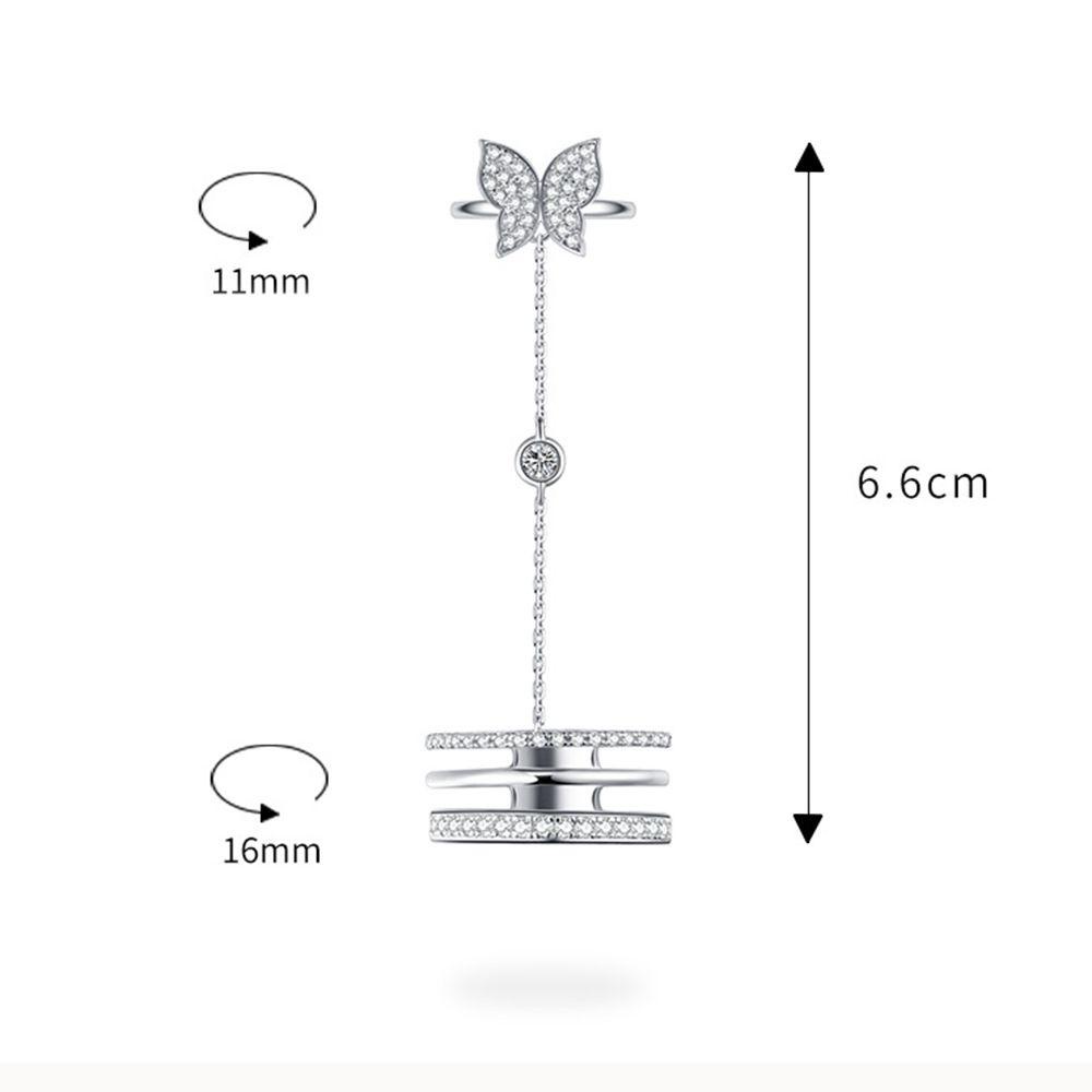 OKDEALS Butterfly Ring New Punk Jewelry Fashion Harajuku
