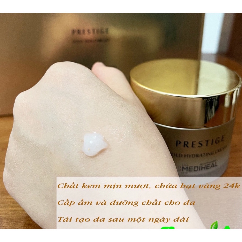 Set Dưỡng Da Mediheal  3 Món Toner Sữa Dưỡng Kem Trẻ Hóa Chống Lão Hóa Chuyên Sâu Mediheal Prestige Gold Skin Care