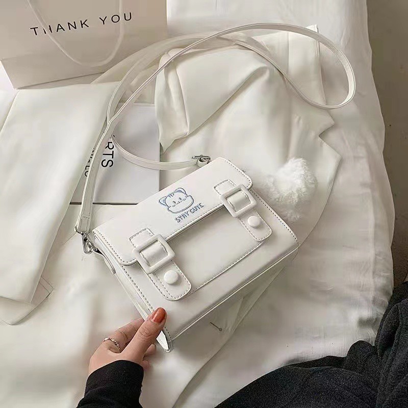 Mẫu túi đeo vai nữ kiểu Pháp 2022 thời trang mùa hè đáng yêu