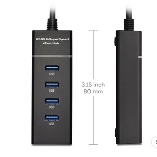 Bộ chia USB Hub thành 4 cổng USB màu xanh