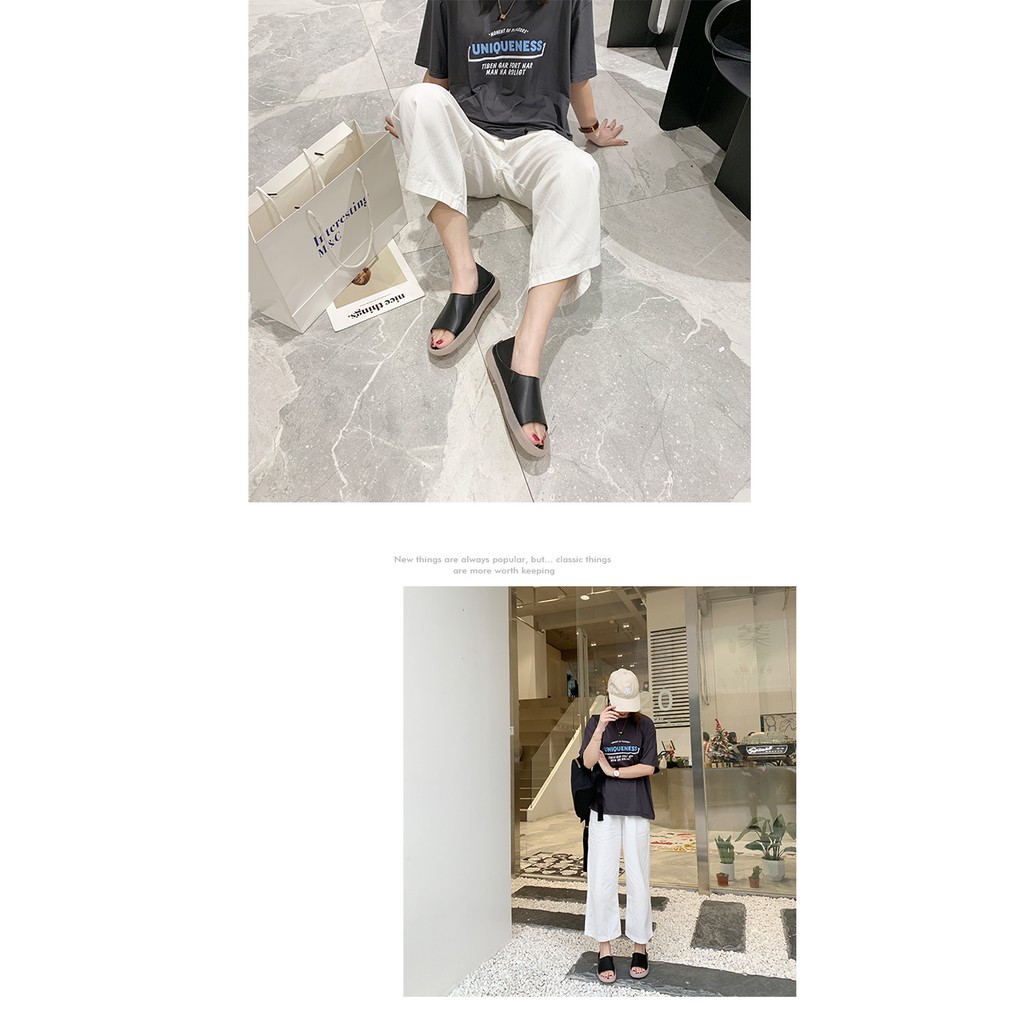 [ORDER] Giày hở mũi trơn màu cao cấp đang sale giá hot | BigBuy360 - bigbuy360.vn