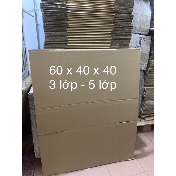 5 Thùng giấy chuyển nhà siêu to [5 lớp]  60x40x40, 50x50x60, 65x50x50, hàng có sẵn, đóng gói quần áo, mỹ phẩm