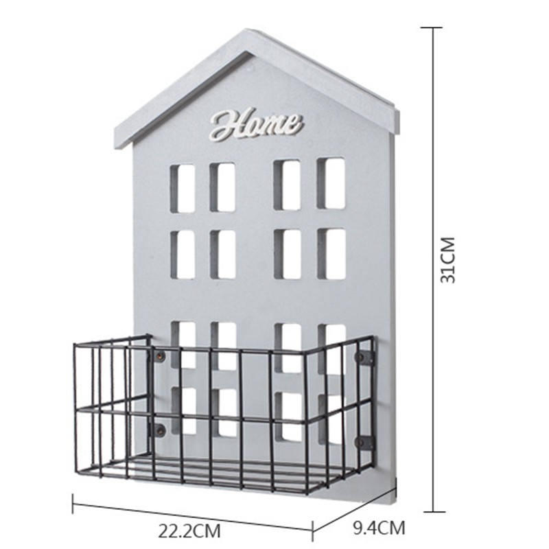 Giá Gỗ Treo Tường Đựng Vật Dụng Tiện Lợi