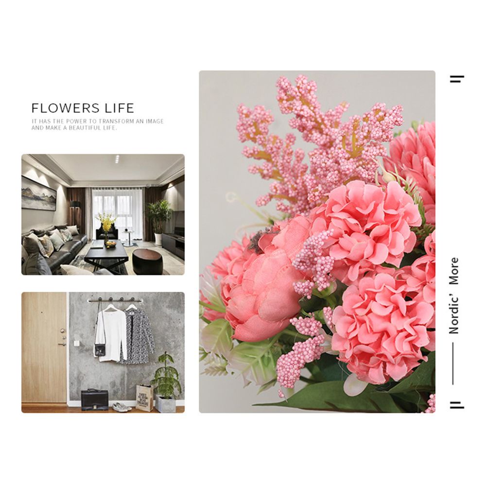 CONOPERY Hoa hồng giả cầm tay bằng lụa dùng trang trí DIY tùy chọn màu sắc