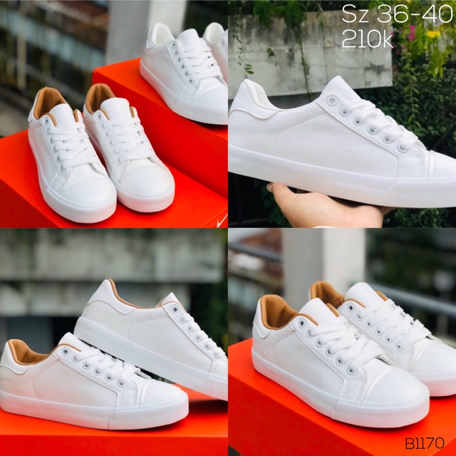 ✔️GIÀY BATA TRẮNG ĐẾ BẰNG NỮ SALE 20 %