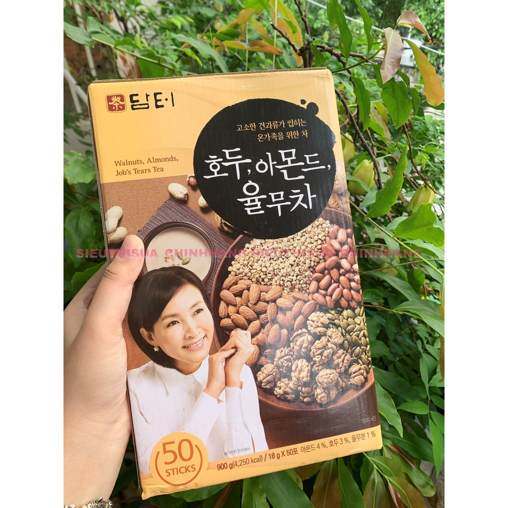 [FREESHIP] - Bột ngũ cốc dinh dưỡng Hàn Quốc Damtuh - Hộp 900g/18g x 50 gói