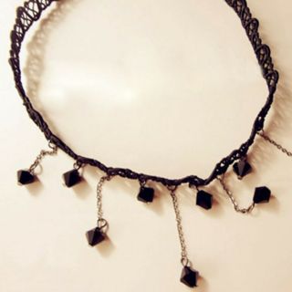 Vòng Choker ren đính đá