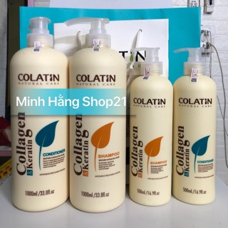 Dầu gội xả Colatin dung tích 500ml*2