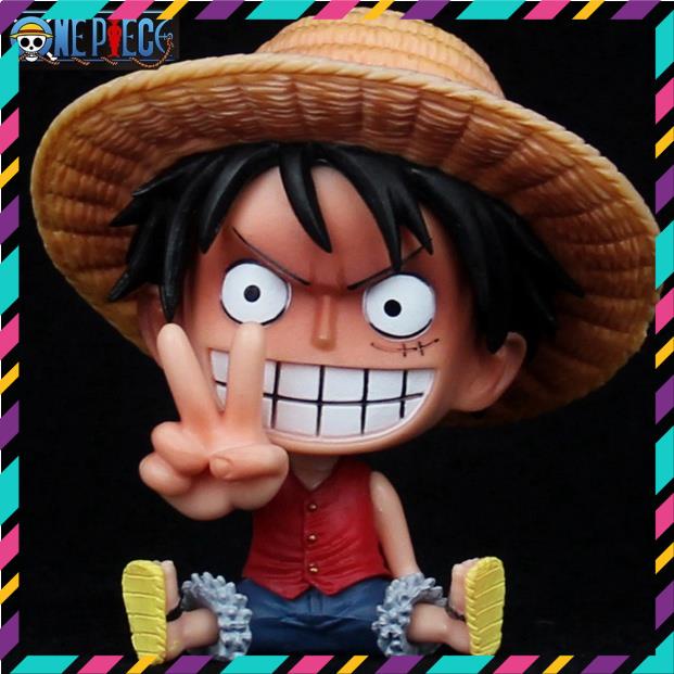 Mô Hình Nhân Vật One Piece, Truyện Tranh Đảo Hải Tặc, Luffy Mũ Rơm, Zoro, SanChi, Ace,...Cao 12,5cm - Tượng Figure