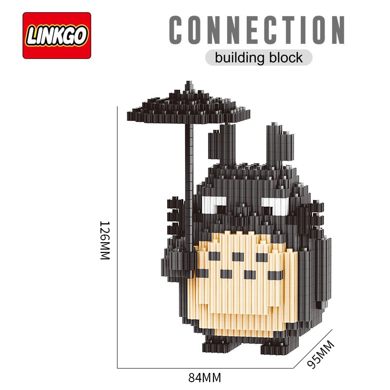 Mô Hình Đồ Chơi Lắp Ráp Ba Chiều Bằng Nhựa Họa Tiết Hoạt Hình Dành Cho Trẻ Em Và Người Lớn