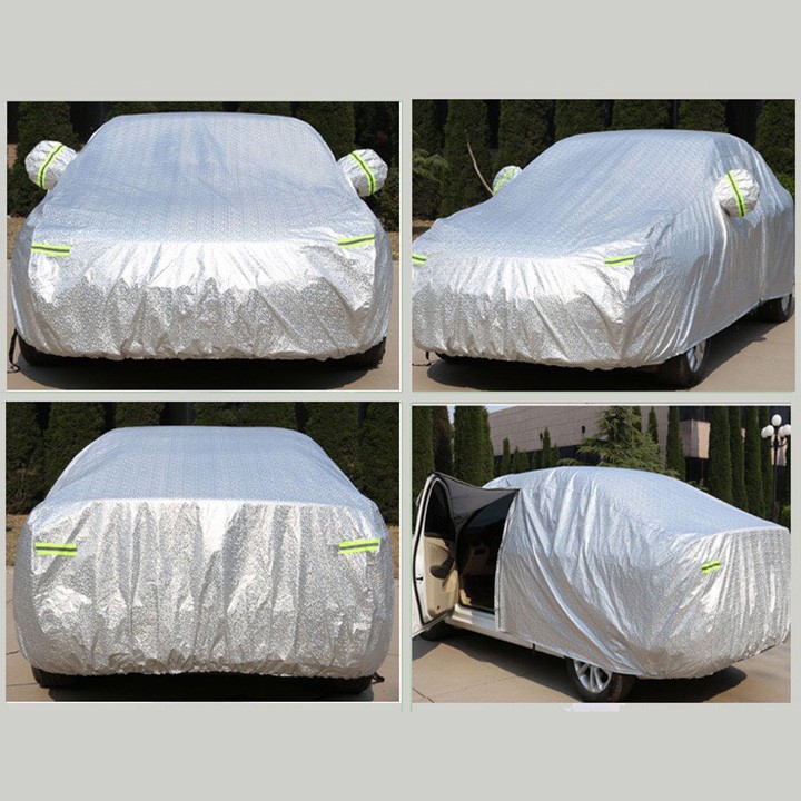 Bạt phủ ô tô xe hơi 3 lớp cao cấp, chống xước, chống cháy, chống nắng mưa bụi bẩn, có đủ cho mọi loại xe (Tặng túi đựng) | BigBuy360 - bigbuy360.vn