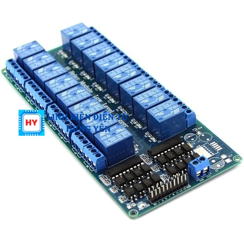 Module Relay 16 Kênh 5V - 12V 10A/220V