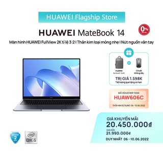 Máy Tính Xách Tay HUAWEI MateBook 14 (8GB/512GB) | Intel® Core™ Thế Hệ Thứ 11