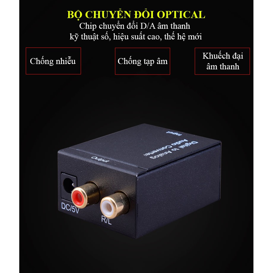 Bộ chuyển đổi âm thanh từ Digital sang Analog (D/A) JSJ Optical sử dụng chip chuyển đổi D/A thế hệ mới