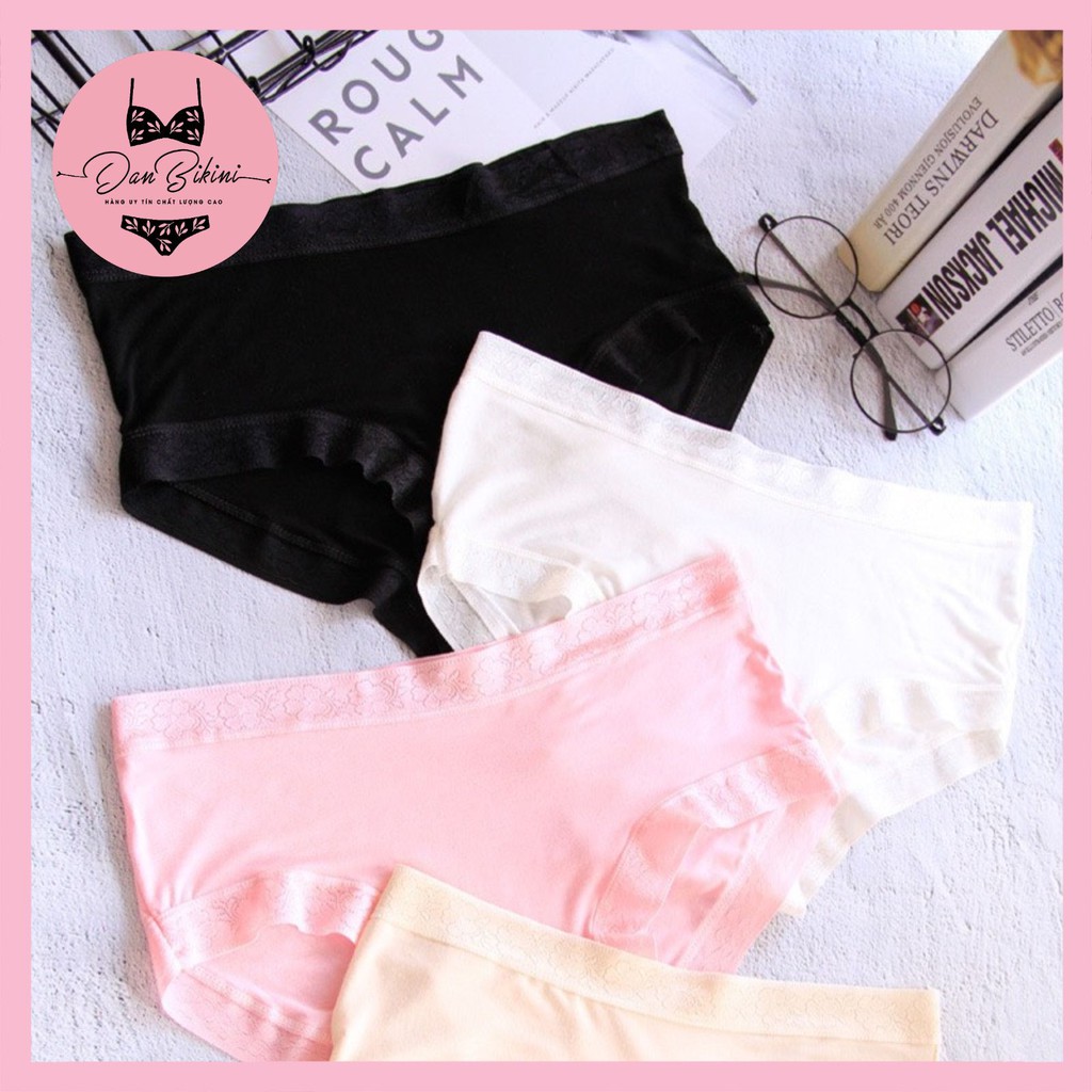 Quần Lót Nữ vải sợ tre viền ren kháng khuẩn mềm mại siêu co giãn thoáng mát mã 3532 | BigBuy360 - bigbuy360.vn