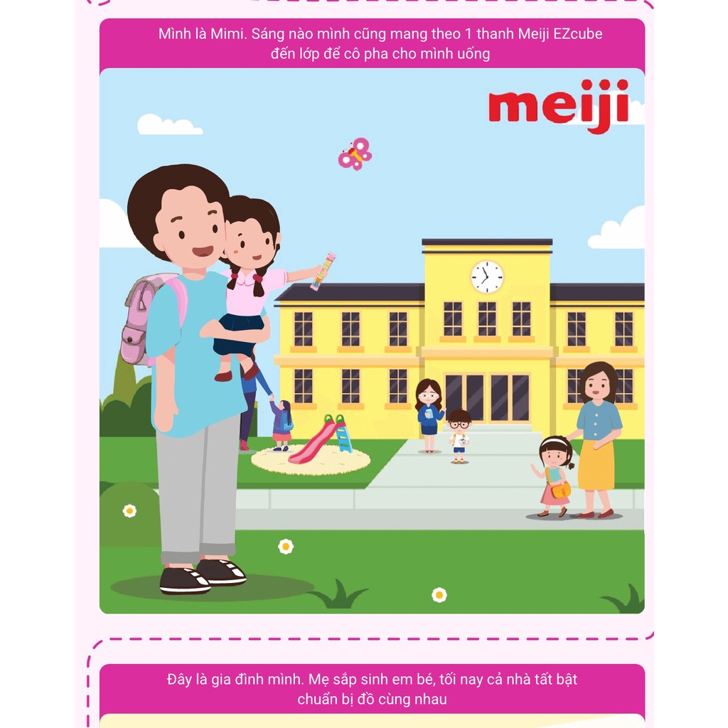 Sữa Meiji thanh nội địa Nhật Bản