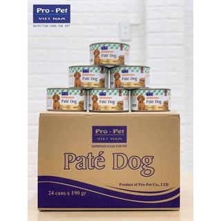 PATE DÀNH CHO CHÓ PATE DOG LON 190G