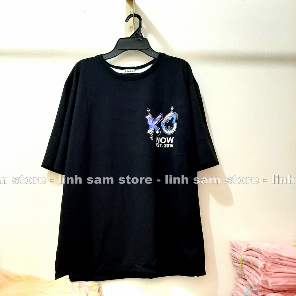 Áo thun tay lỡ nam nữ SAM CLO phông form rộng Unisex, mặc cặp, nhóm, lớp in hình cô gái chữ NOW CARO XO | BigBuy360 - bigbuy360.vn
