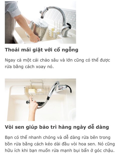 Vòi rửa bát Nhật Toto ( hàng nội địa nhật )