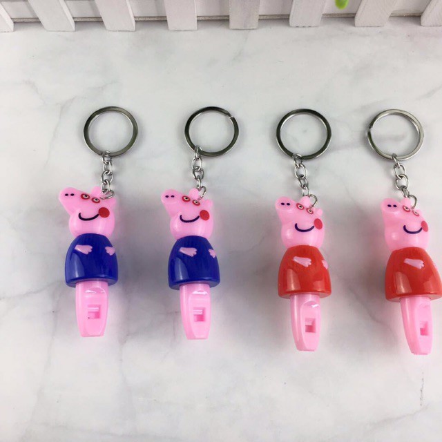 Móc khoá lợn còi đèn sáng  giá sỉ