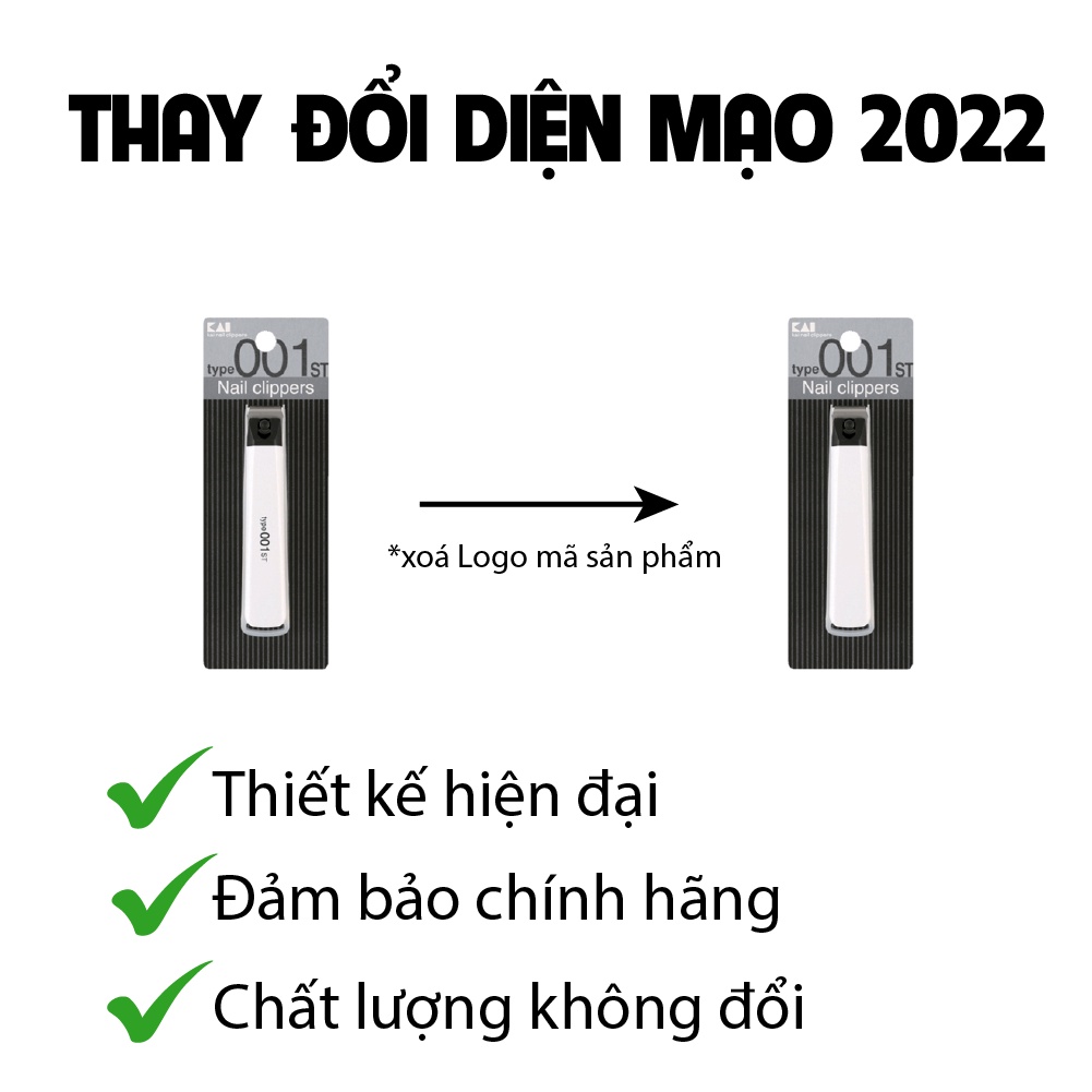 (mẫu mới 2022) Bấm móng tay Nhật KAI KE0116 hộp đựng móng thừa dễ dàng tháo lắp + kèm dũa - BH 12 tháng 1 ĐỔI 1