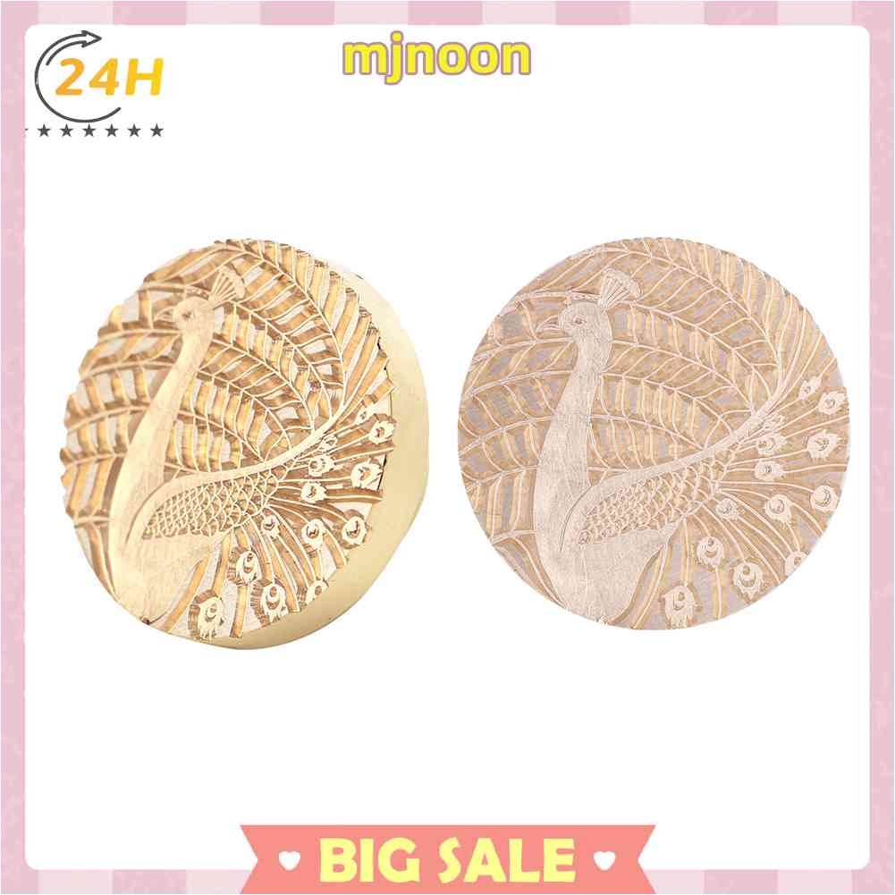 Con Dấu Sáp Tròn In Hình Động Vật Phong Cách Retro