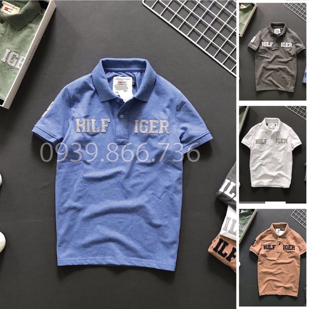 Áo Polo nam phối cổ bẻ TOM vải cá sấu Cotton xuất xịn,chuẩn form trẻ trung, thanh lịch | BigBuy360 - bigbuy360.vn