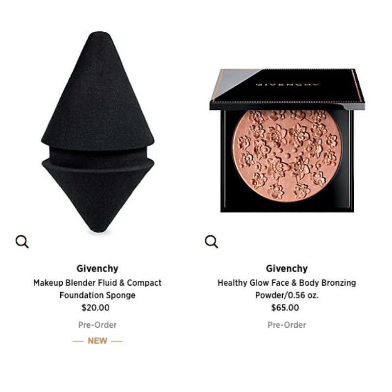 [ Gift Hãng ] Gùyveenchii Makeup Blender Fluid &amp; Compact Foundation Sponge (Sponge tán kem nền và phấn nén)