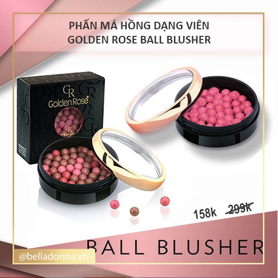 Phấn má hồng dạng viên Golden Rose Ball Blusher