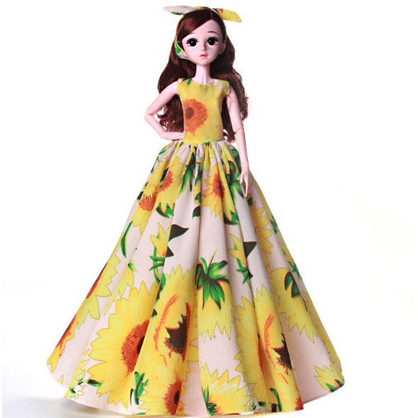 Búp Bê BJD 60 Cm, 18 Khớp - Váy Vàng