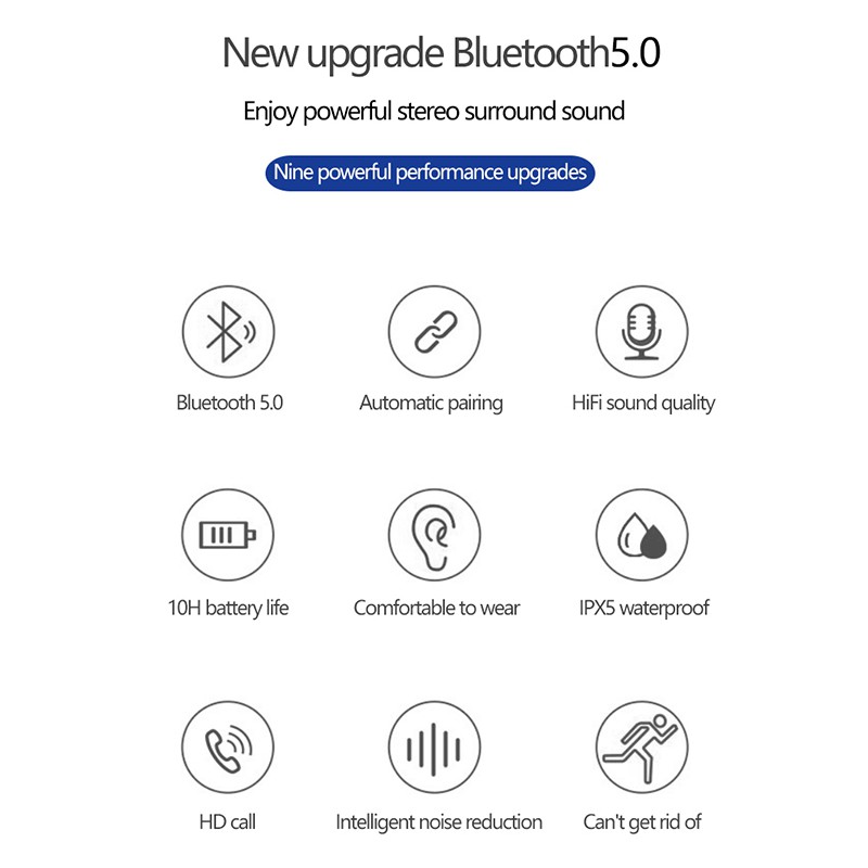 Tai Nghe W200 Kết Nối Bluetooth 5.0 Với Mic Điều Chỉnh Âm Lượng | BigBuy360 - bigbuy360.vn